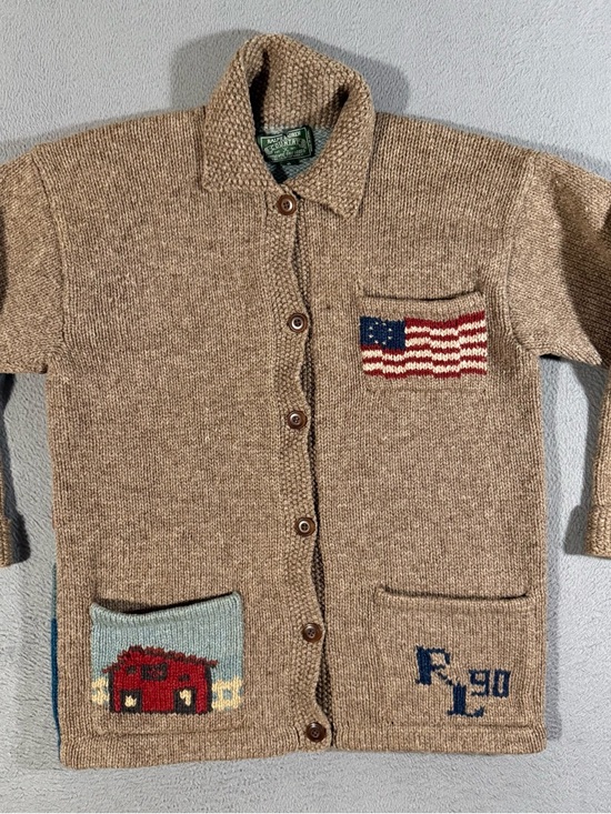 Ralph Lauren Sweaters - Vintage 1990 Ralph Lauren Polo Country Equestrian Wool Cardigan / Sweater Size S